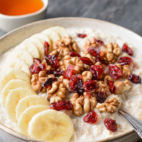 Cranberry-Walnut Oatmeal