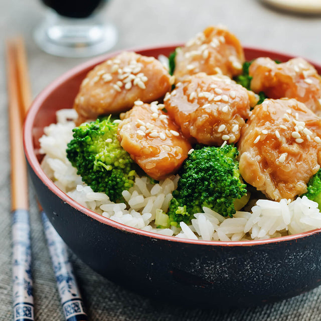 Sesame Chicken with Broccoli