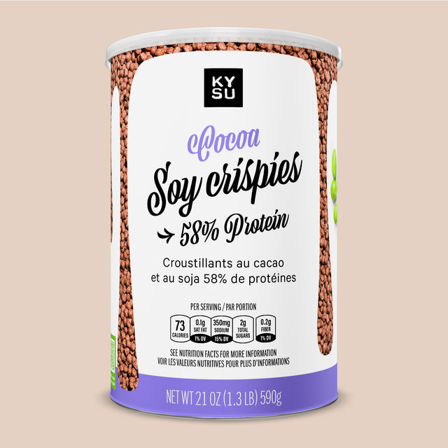 Cocoa Soy Protein Crispies, 58% Protein