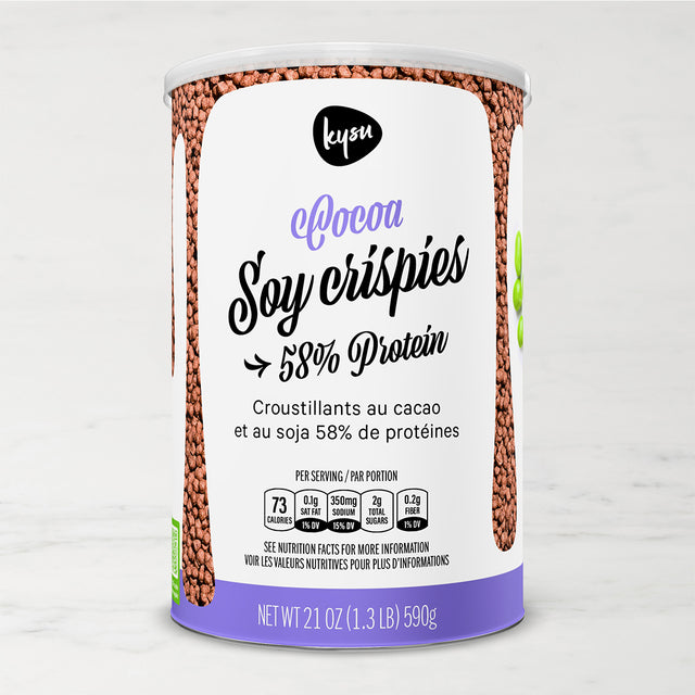 Cocoa Soy Protein Crispies, 58% Protein