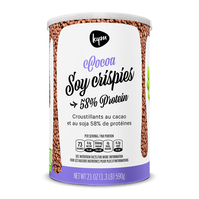 Cocoa Soy Protein Crispies, 58% Protein