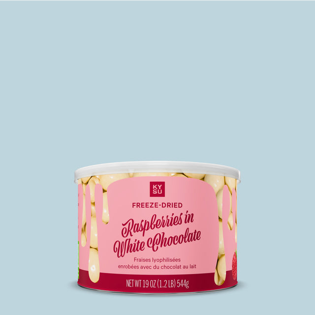 Freeze-Dried Raspberries in White Chocolate