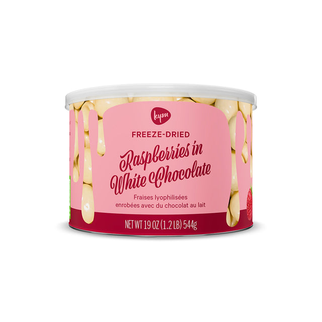 Freeze-Dried Raspberries in White Chocolate