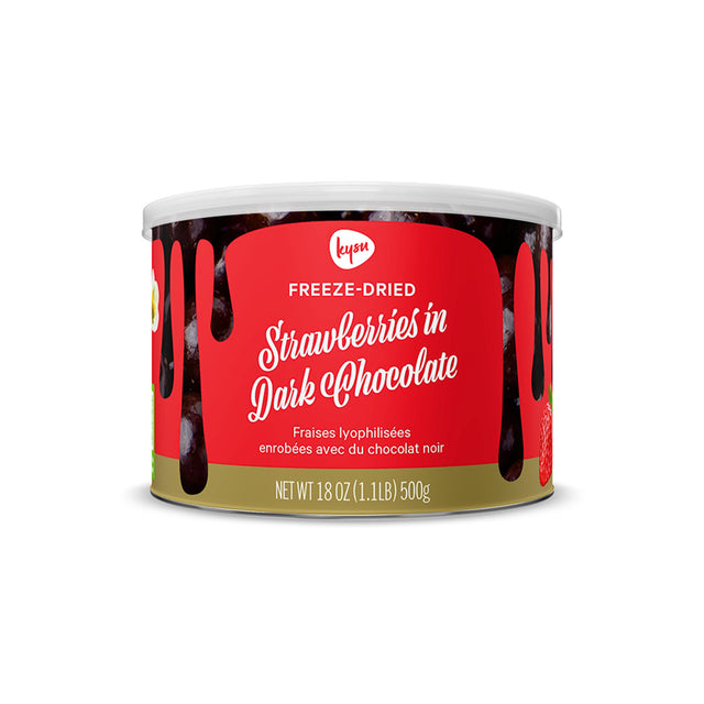 Freeze-Dried Strawberries in Dark Chocolate