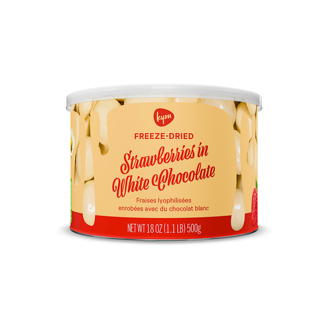 Freeze-Dried Strawberries in White Chocolate