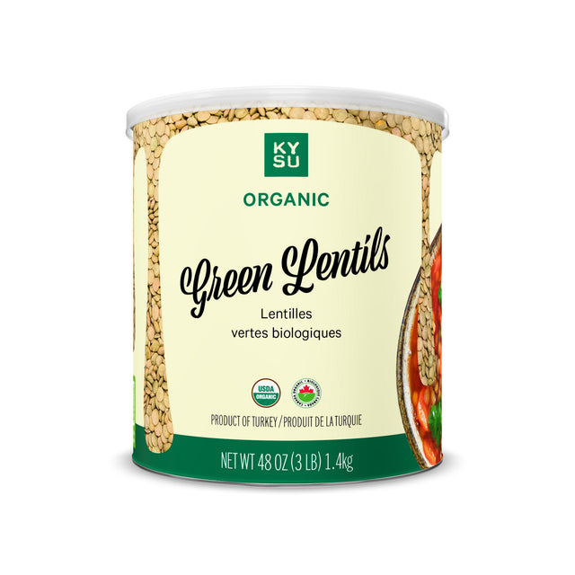 Organic Green Lentils