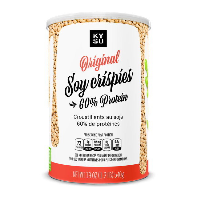 Original Soy Protein Crispies, 60% Protein