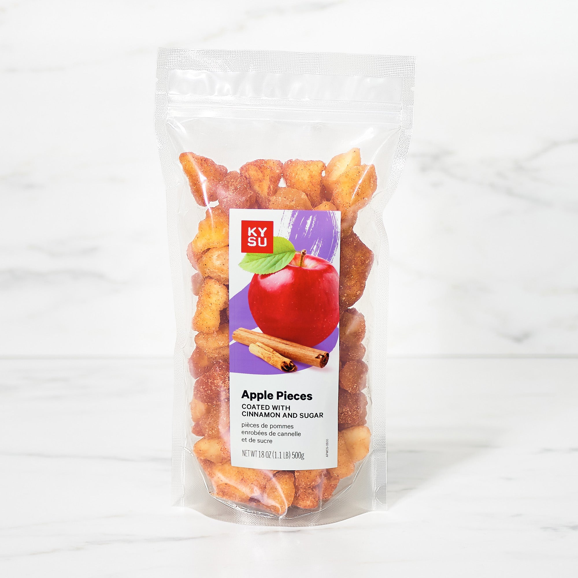 Apple pieces coated with cinnamon and sugar, 1.1 lb