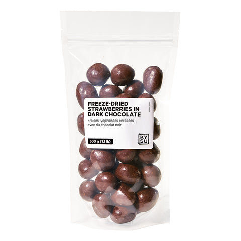 Freeze-Dried Strawberries in Dark Chocolate