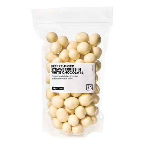 Freeze-Dried Strawberries in White Chocolate