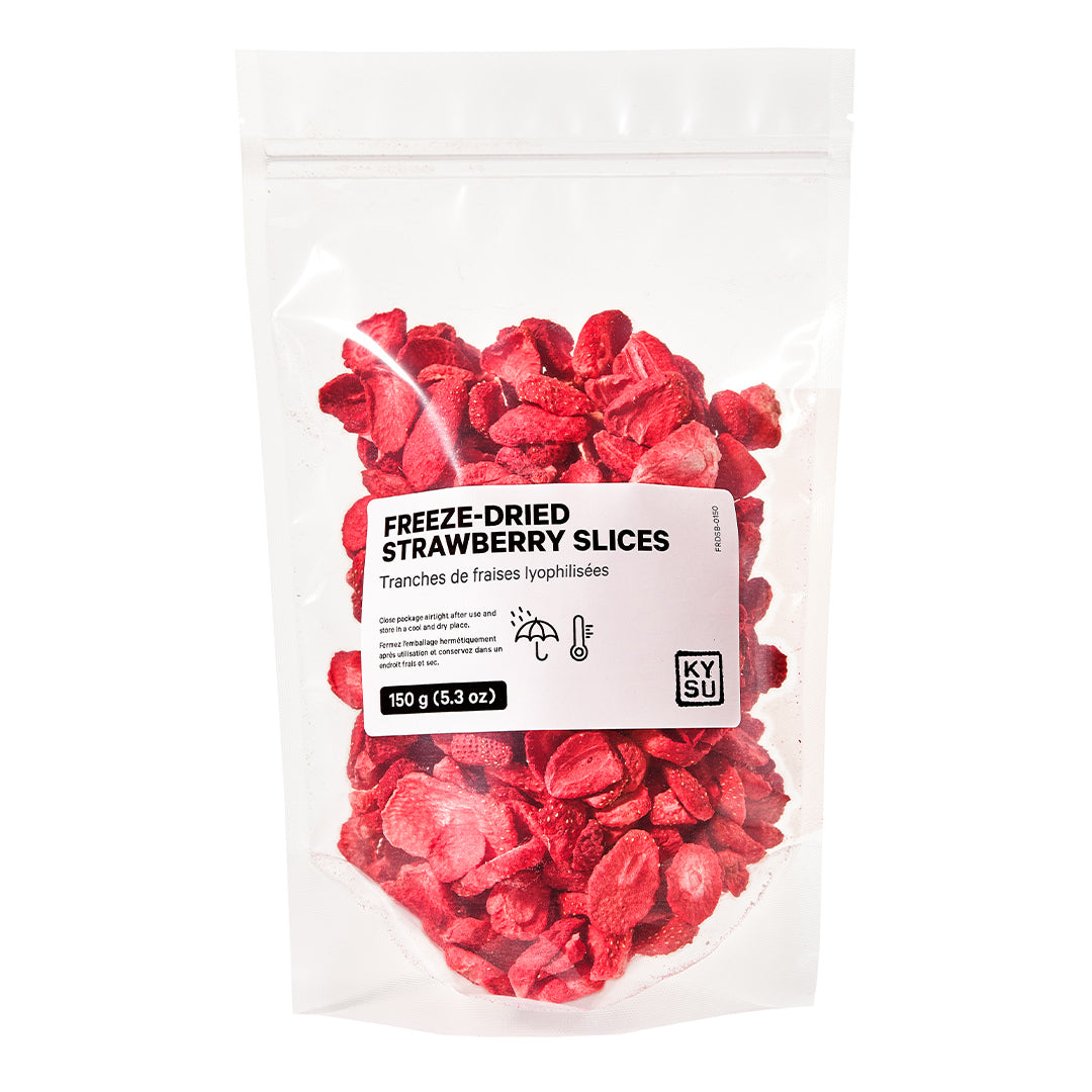 Freeze-dried strawberry slices, 150 g