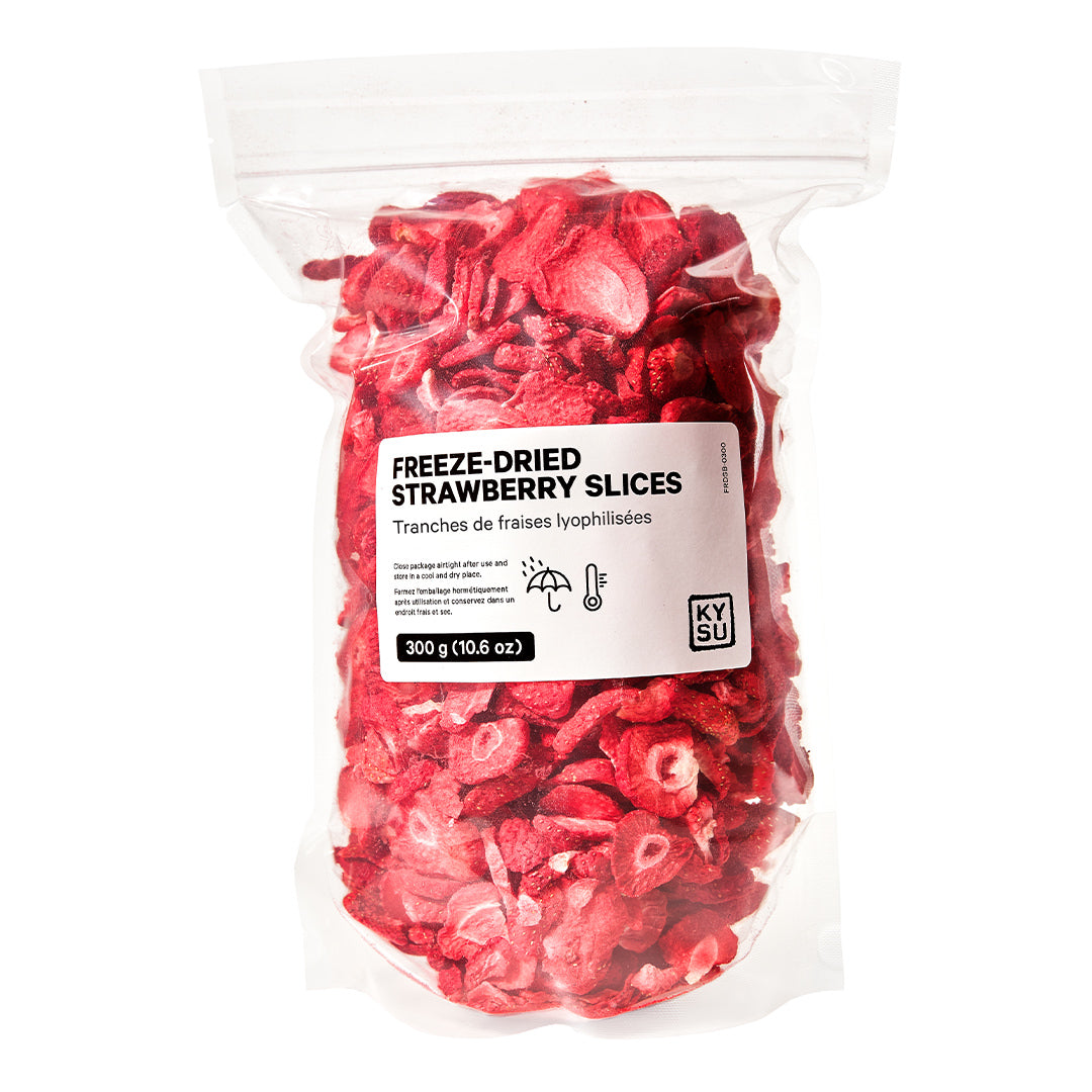 Freeze-dried strawberry slices, 300 g