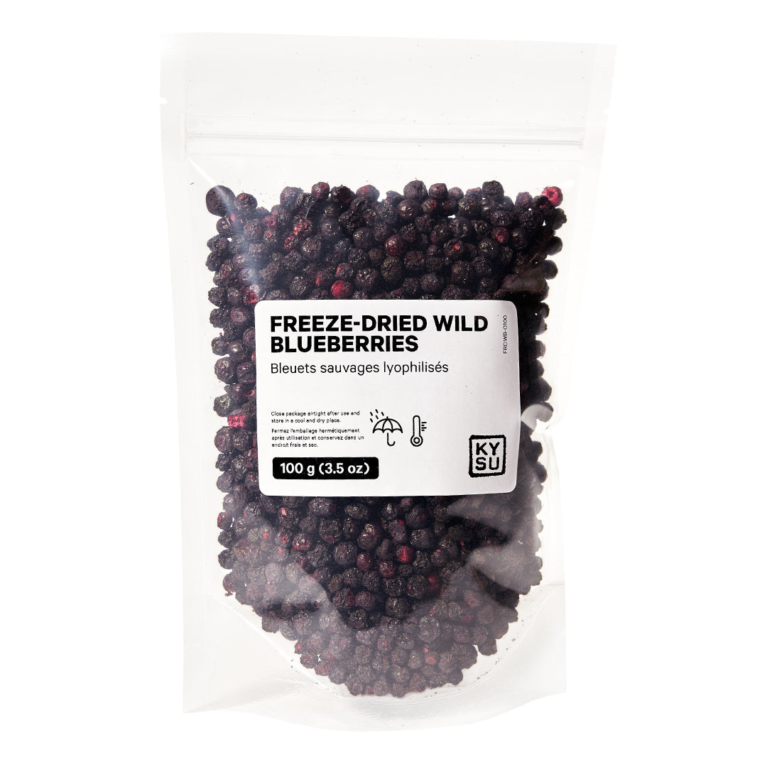 Freeze-dried wild blueberries, 100 g (3.5 oz)