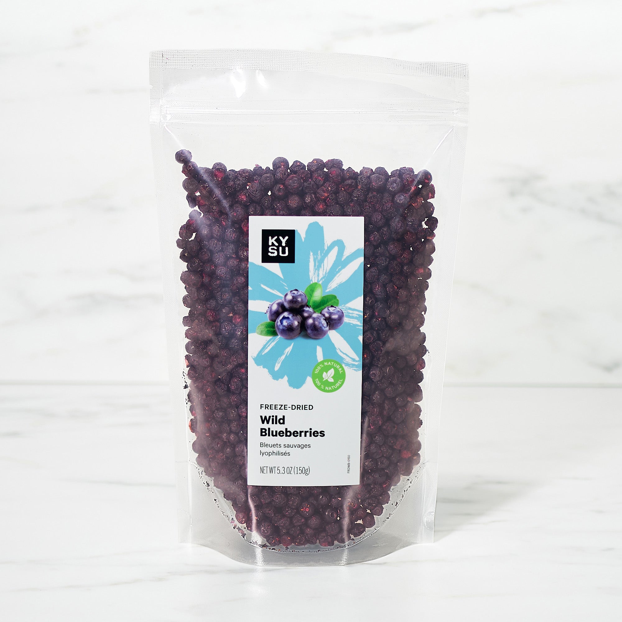 Freeze-dried wild blueberries,150 g