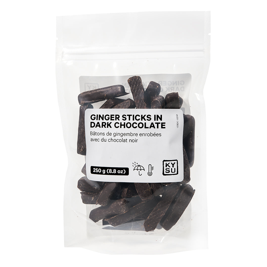 Ginger Sticks in Dark Chocolate, 250 g