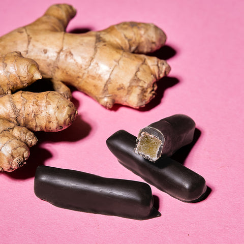 Ginger Sticks in Dark Chocolate