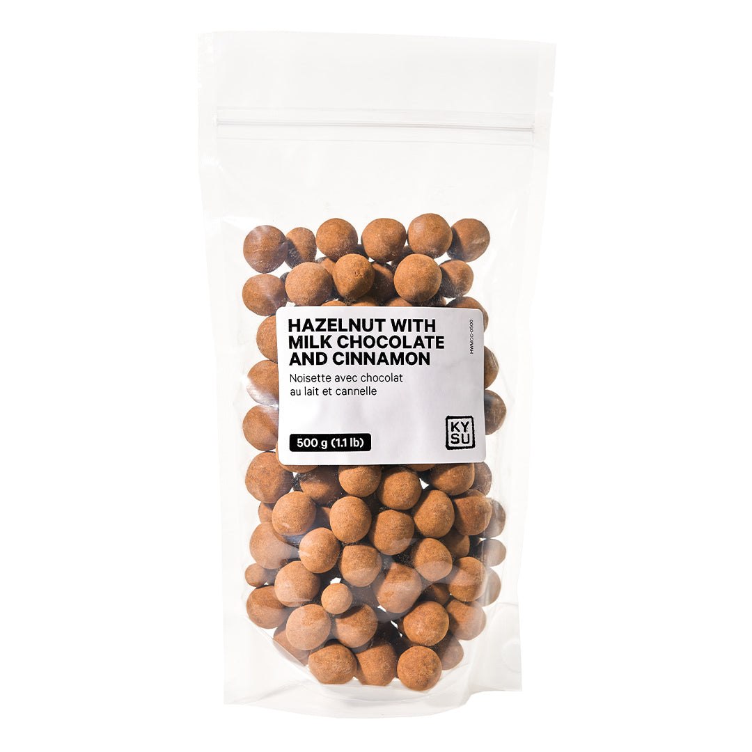 Hazelnut with milk chocolate and cinnamon, 500 g