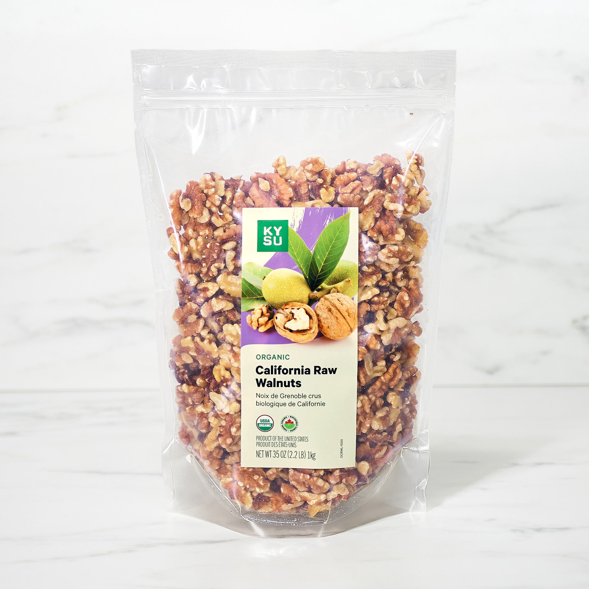 Organic California raw walnuts, 1 kg