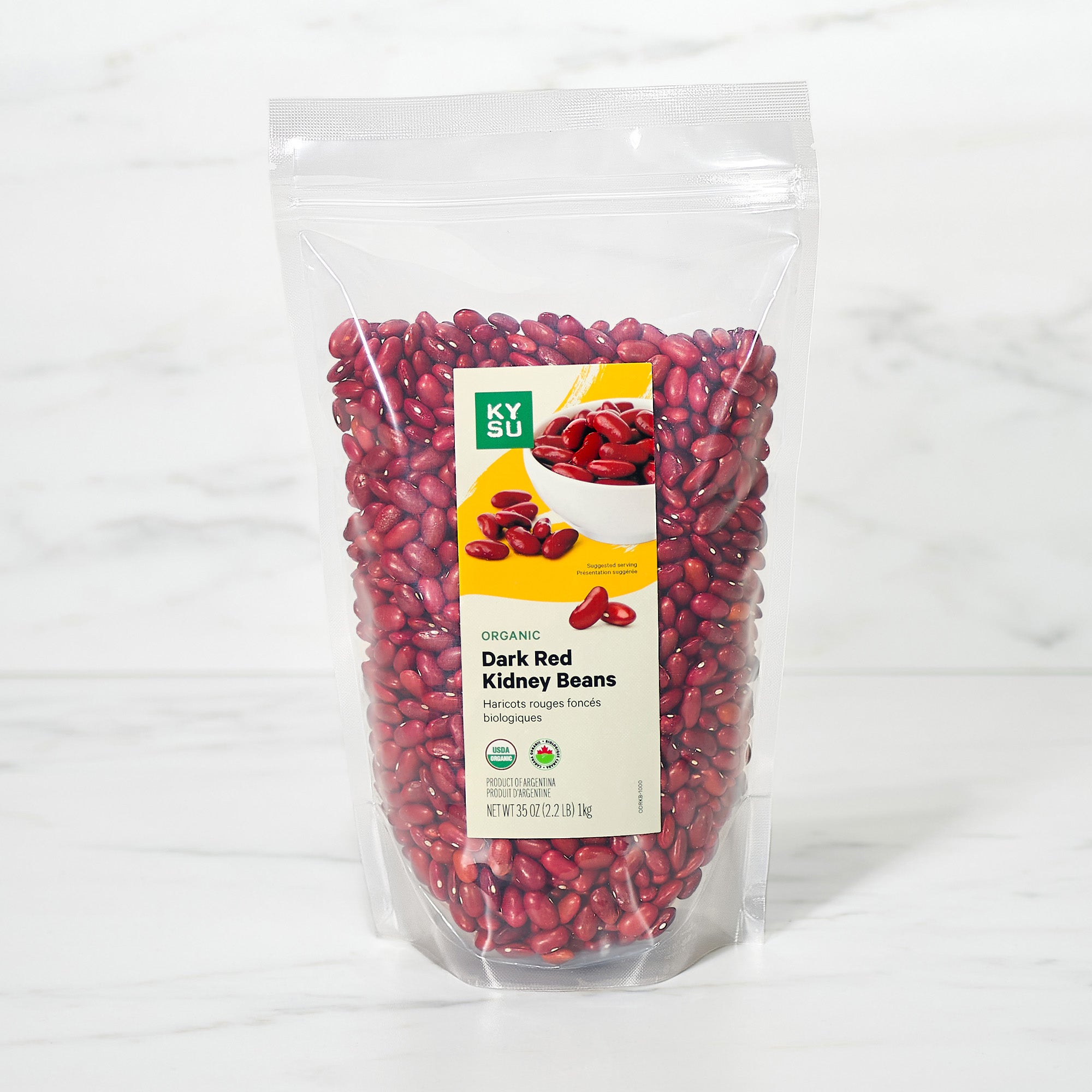 Organic dark red kidney beans, 2.2 lb