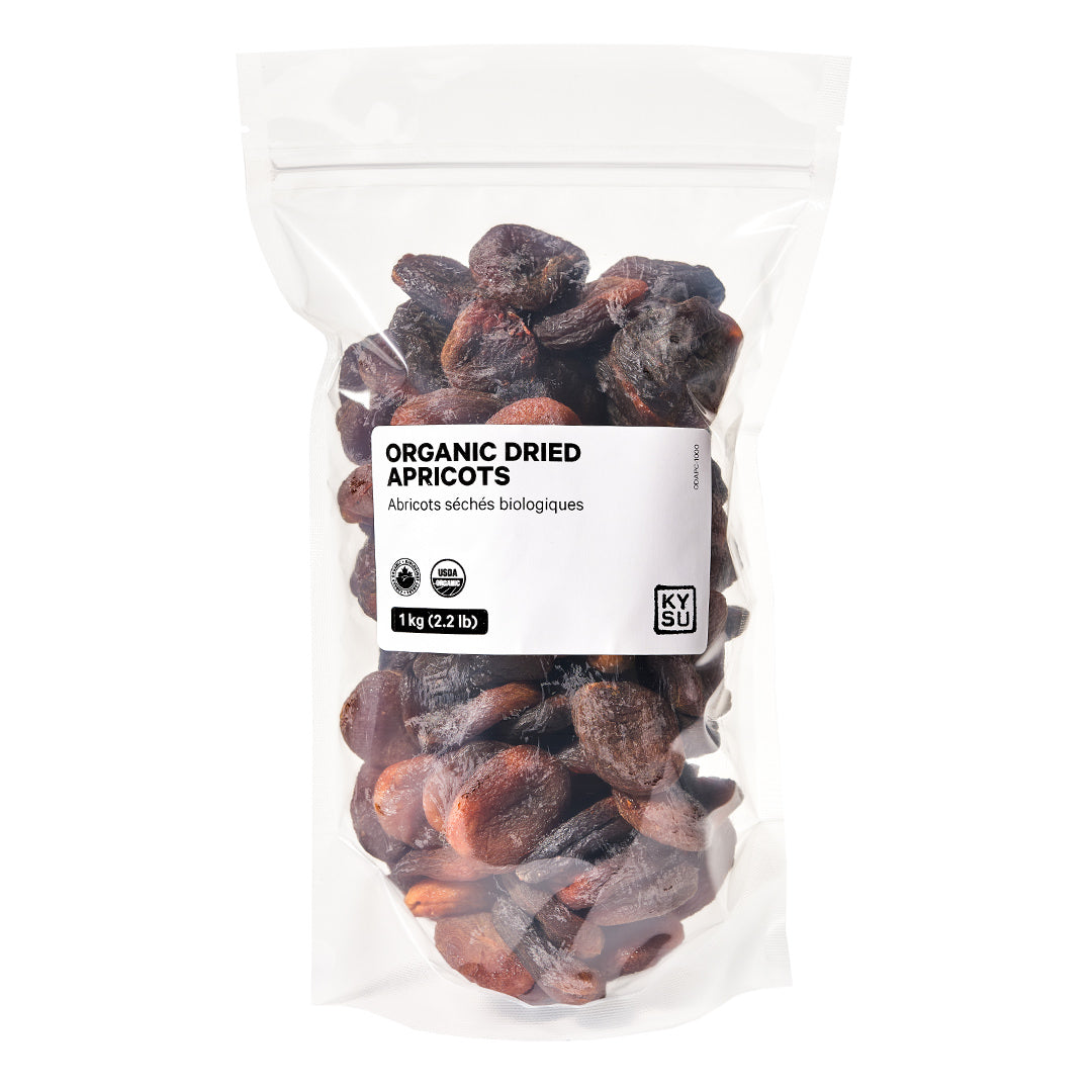 Organic dried apricots, 1 kg