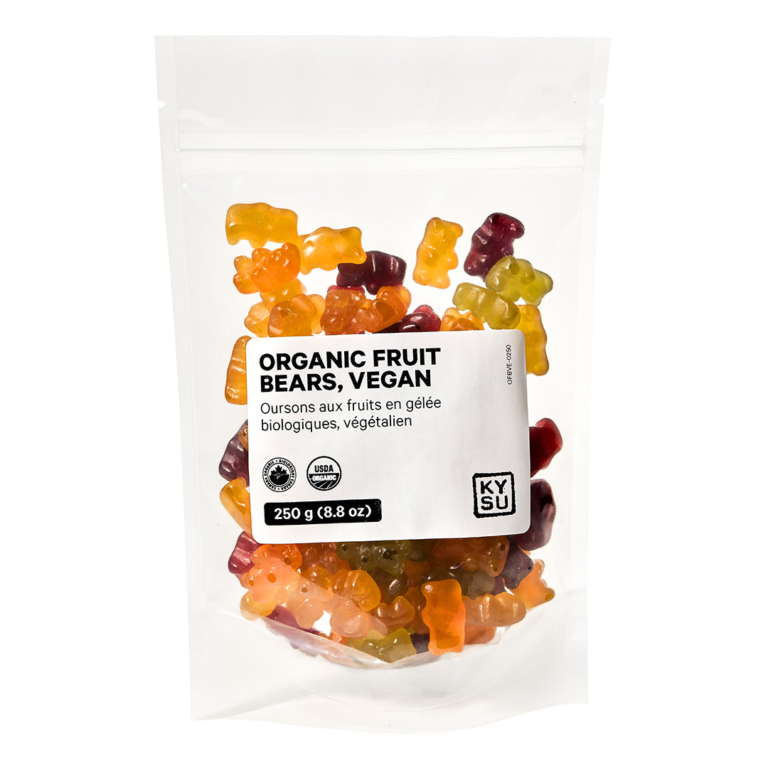 Organic Fruit Bears, Vegan, 250 g