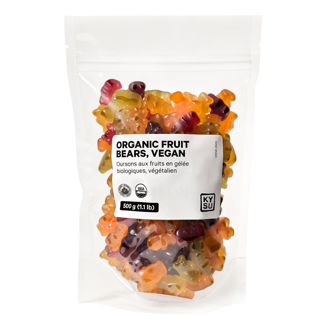 Organic Fruit Bears, Vegan, 500 g