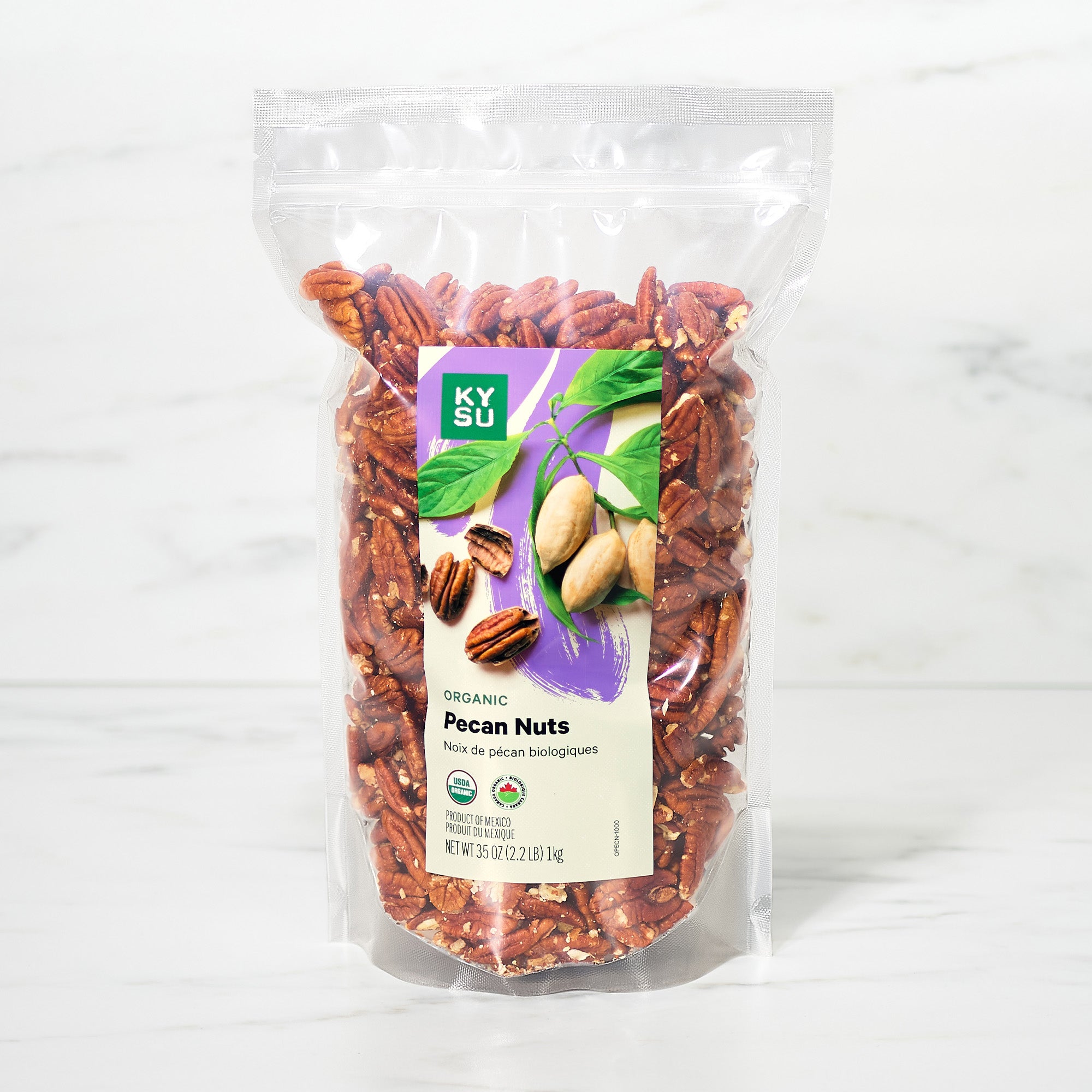 Organic pecan nuts, 2.2 lb