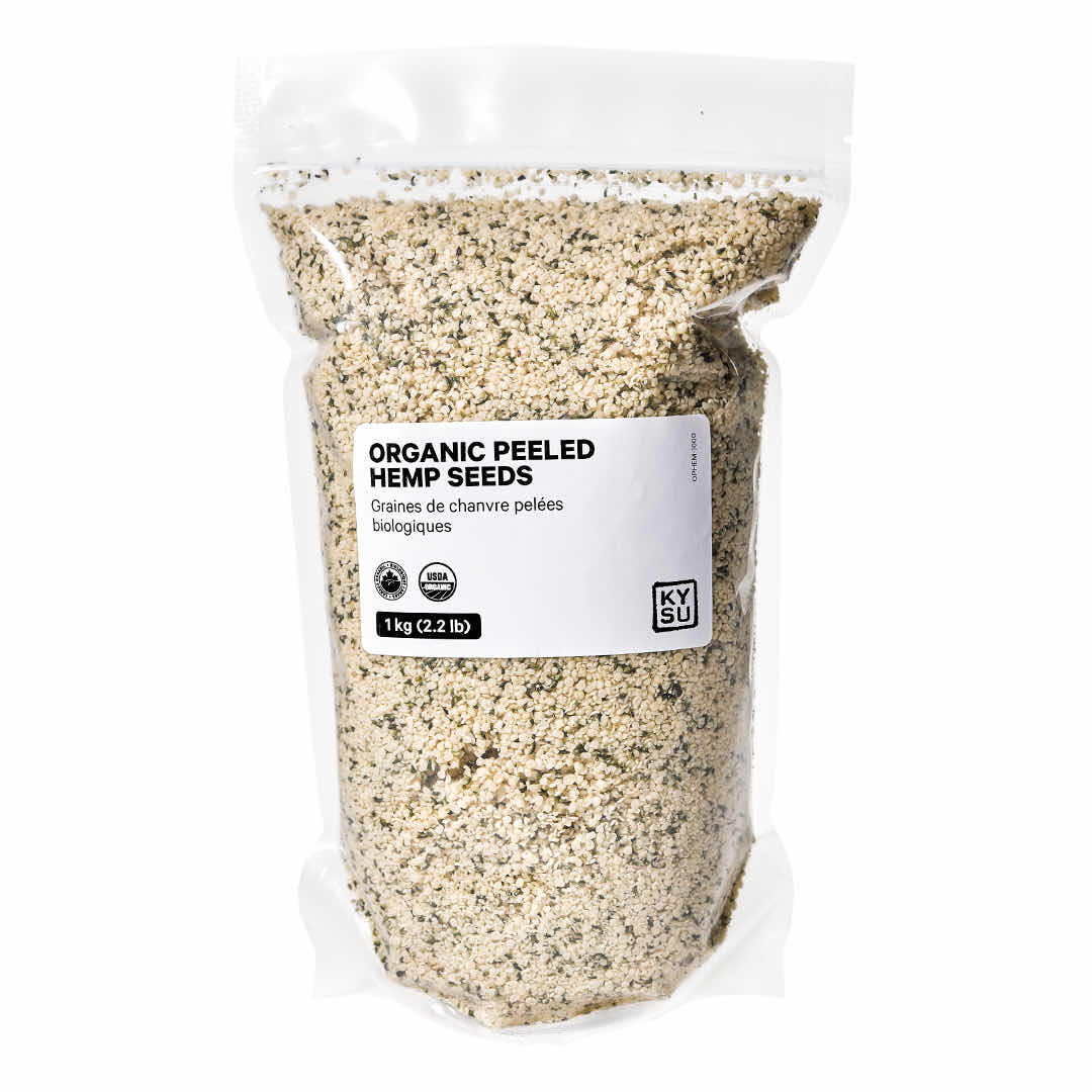 Organic peeled hemp seeds, 1 kg