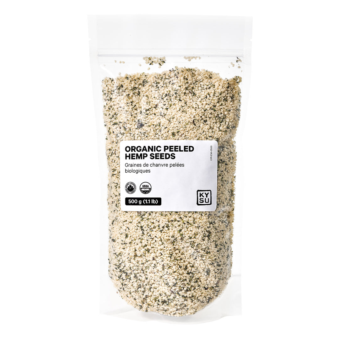 Organic peeled hemp seeds, 500 g