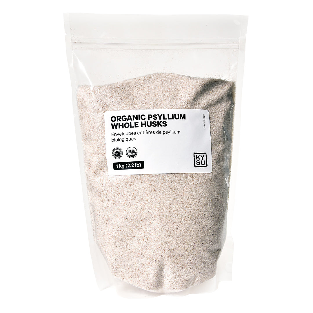 Organic psyllium whole husks, 1 kg