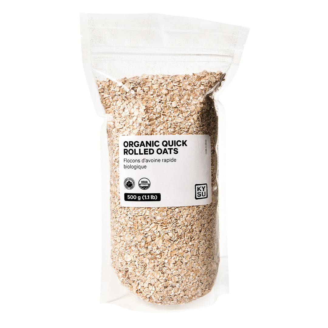 Organic quick rolled oats, 500 g