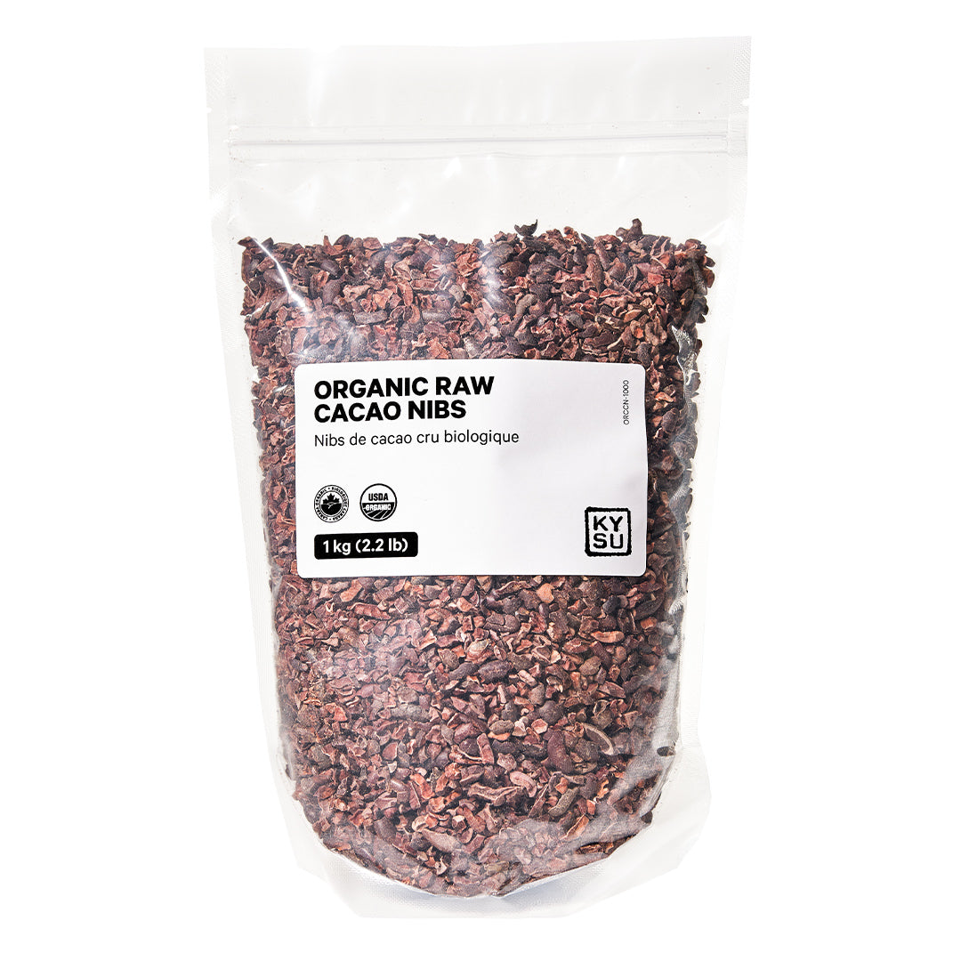 Organic raw cacao nibs, 1 kg