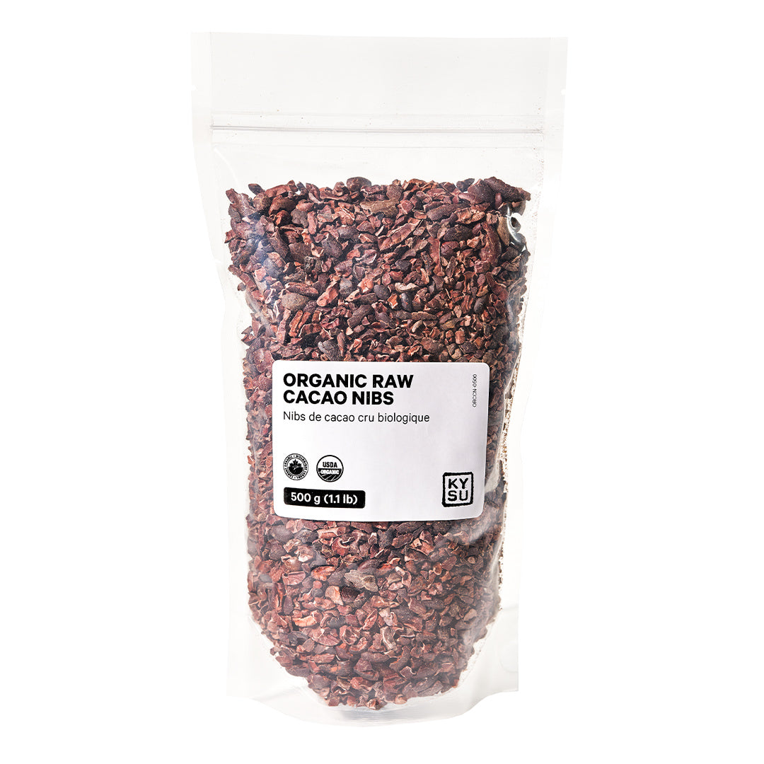 Organic raw cacao nibs, 500 g