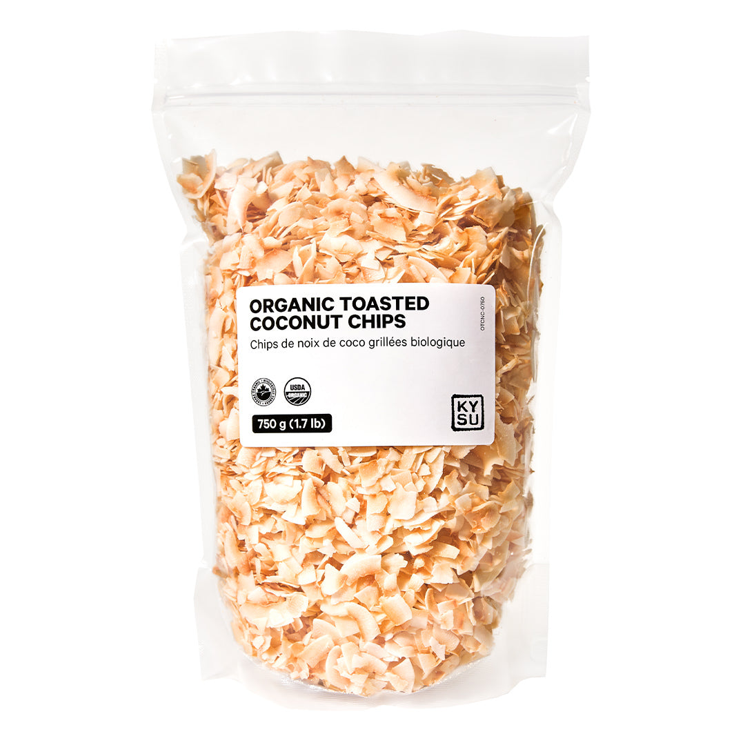 Organic toasted coconut chips, 750 g