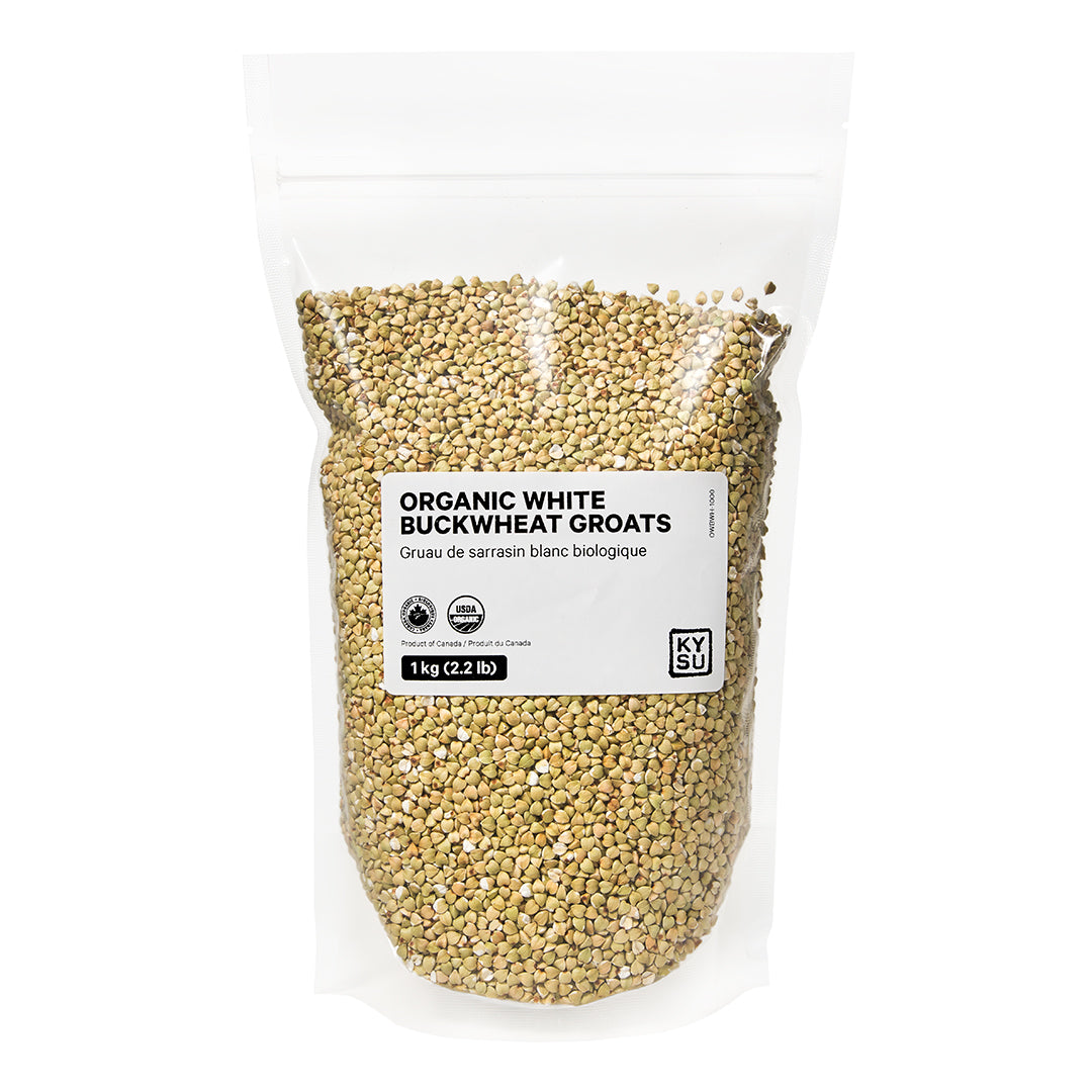 Organic White Buckwheat Groats, Hulled, 1 kg