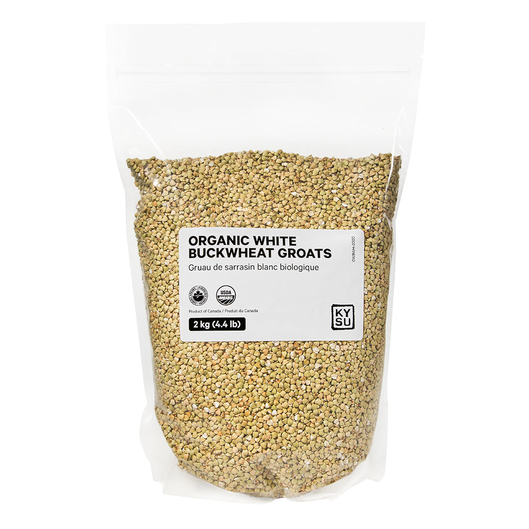 Organic White Buckwheat Groats, Hulled, 2 kg