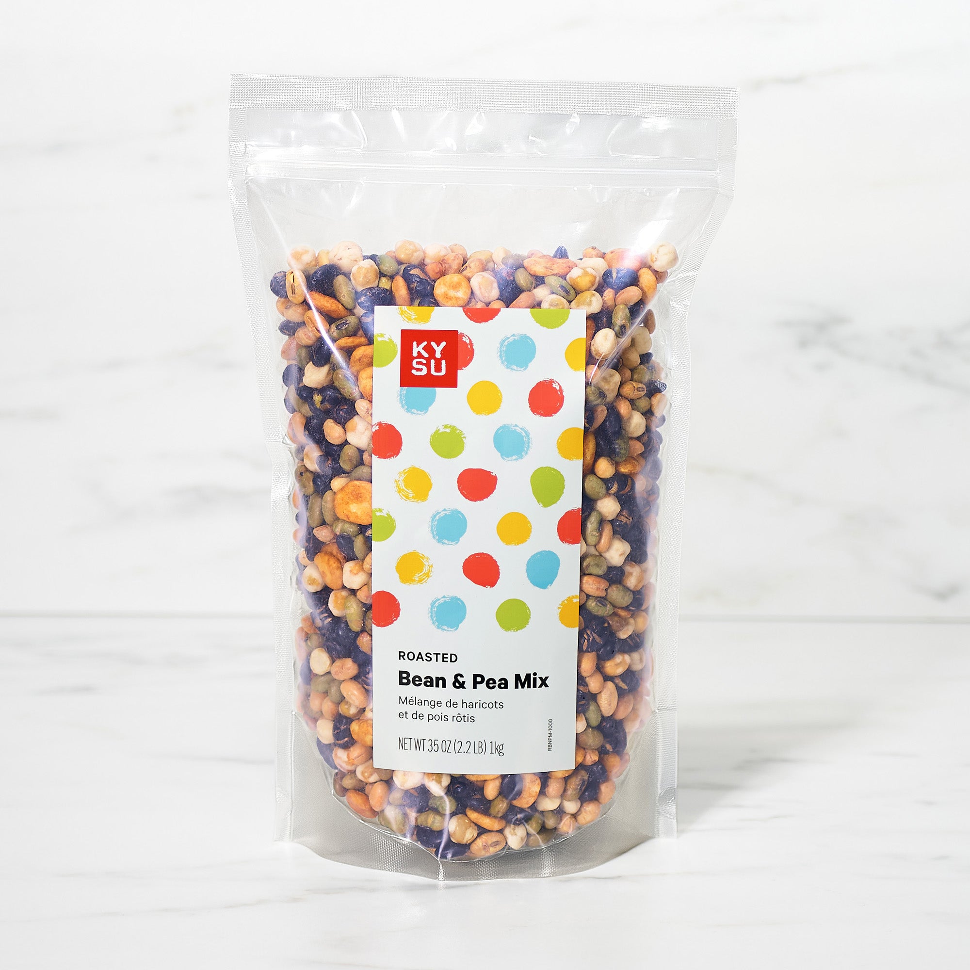 Roasted bean and pea mix with salt, 2.2 lb