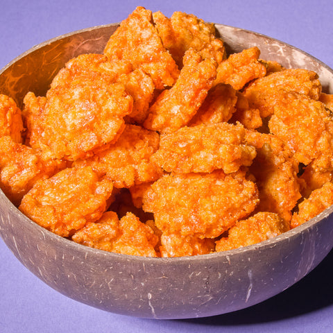 Spicy Rice Cracker Nuggets